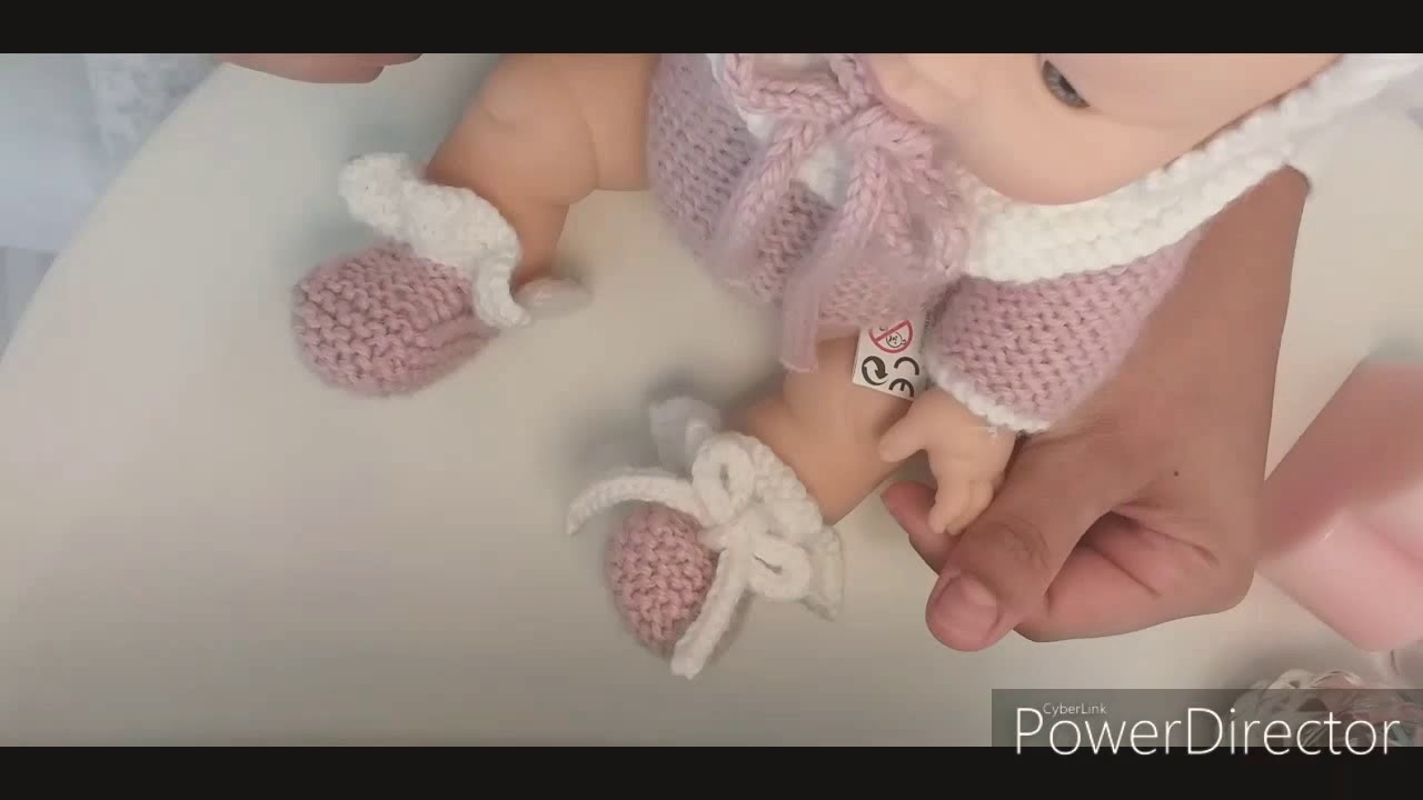 Ropa de muñeca Gordi de Paola Reina y Nenuco. ¡¡¡MUY FÁCIL!!!. Tutorial tejer punto de muñeca.