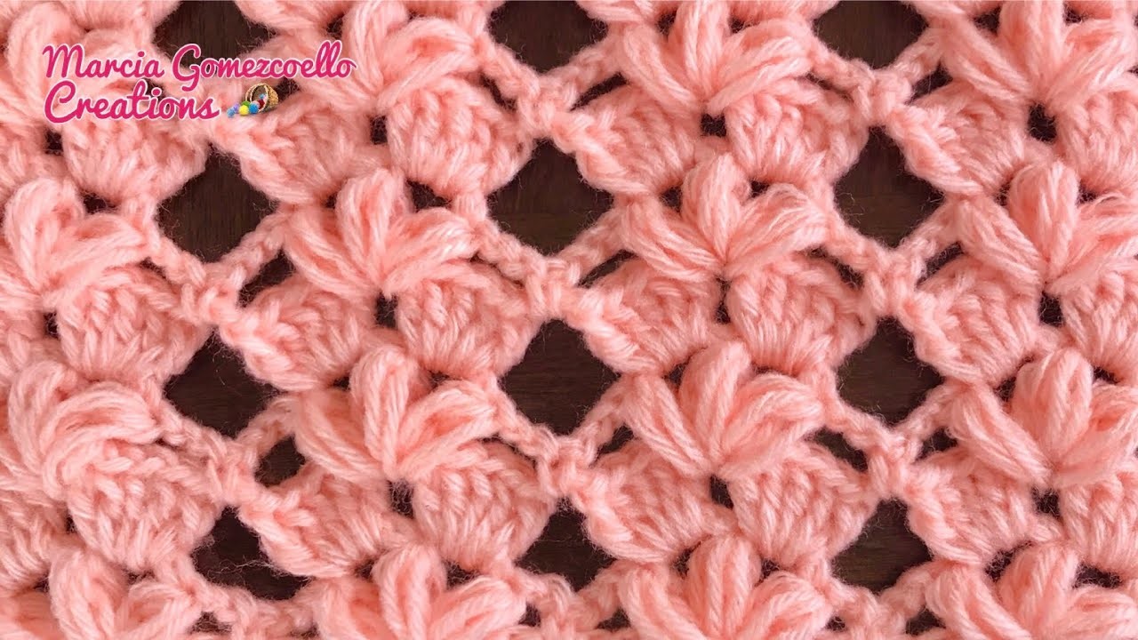 TEJIDOS A CROCHET: Flores y Abanicos.HOW TO CROCHET: Flowers and Fans