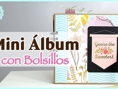 Tutorial Mini Album sencillo con Bolsillos | Zona Scrapera | Luisa PaperCrafts