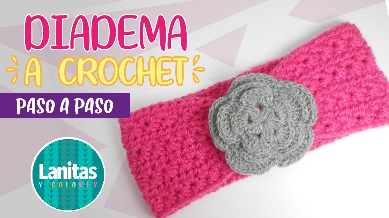 BANDA Diadema Tejida a Crochet o Ganchillo (PASO A PASO) crochet headband | VINCHA - TURBANTE -TIARA