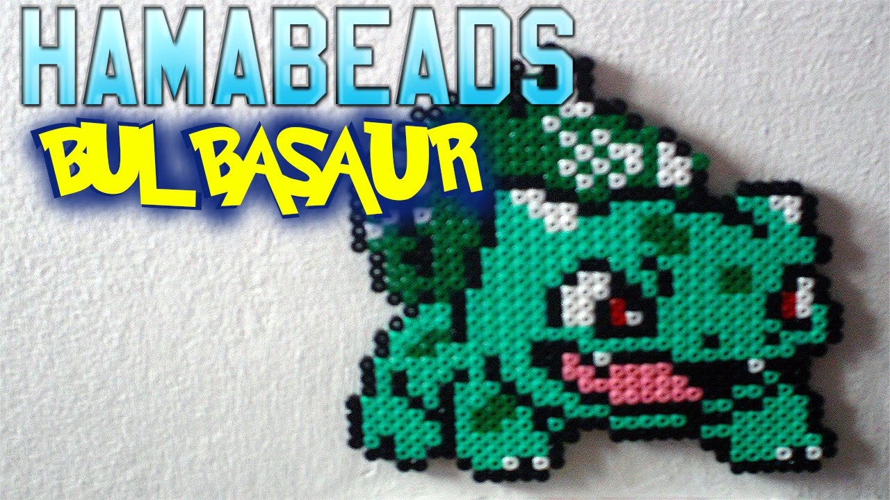 Bulbasaur con Hama Beads | Como hacerlo paso por paso |