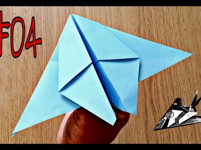 Como hacer un avión de papel caza bombardero espía b2 fácil paso a paso ✈ aviones de papel ????????✈  ????
