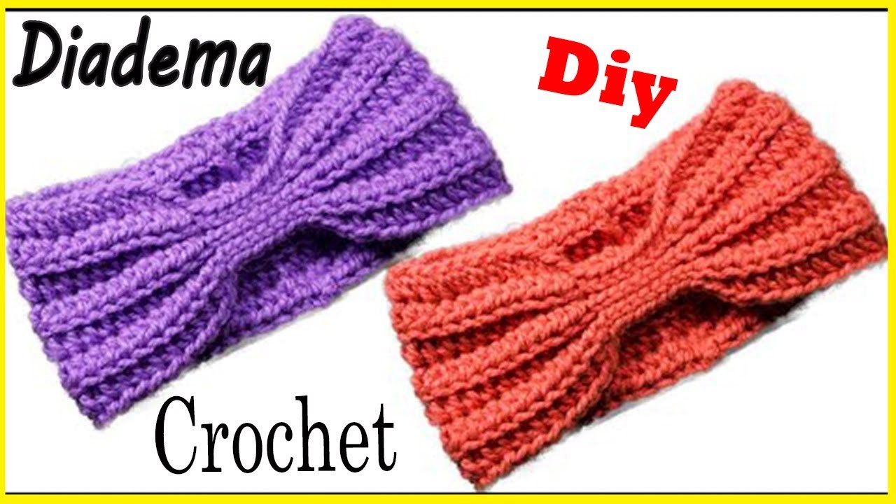 ????Diadema Fácil Tejida a Crochet (Paso a Paso). crochet headband