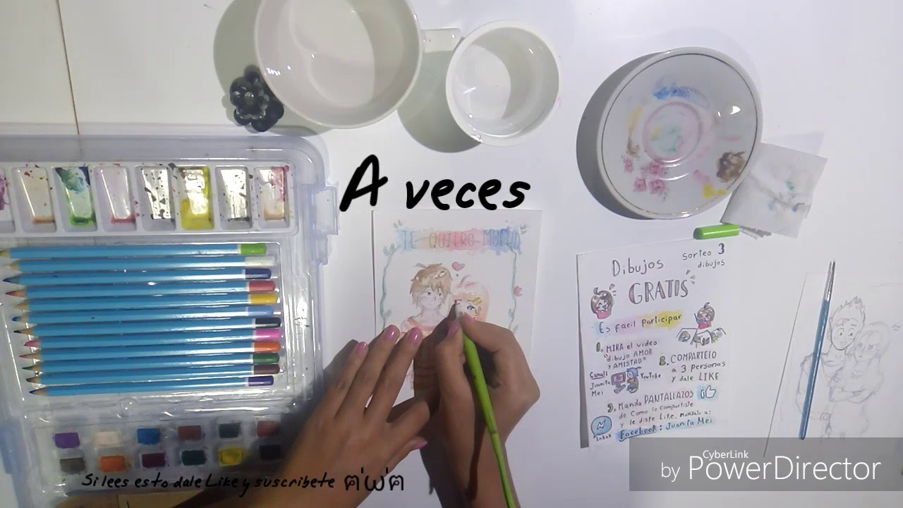 Dibujo AMOR y AMISTAD Ultimo dia 灬♥ω♥灬