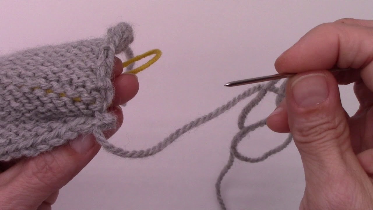 DO - Coser dobladillo en tejido - Sew a hem - Knitting