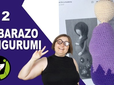 EMBARAZADA TEJIDA A CROCHET 12 terminamos la cabeza amigurumi