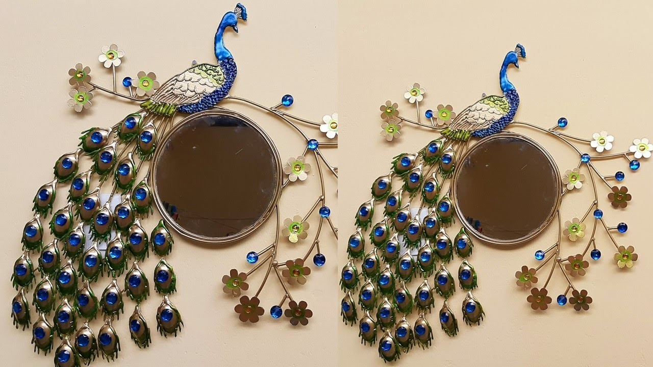 Marco de pavo real- pavo real con cucharas descartables - Peacock with disposable spoons