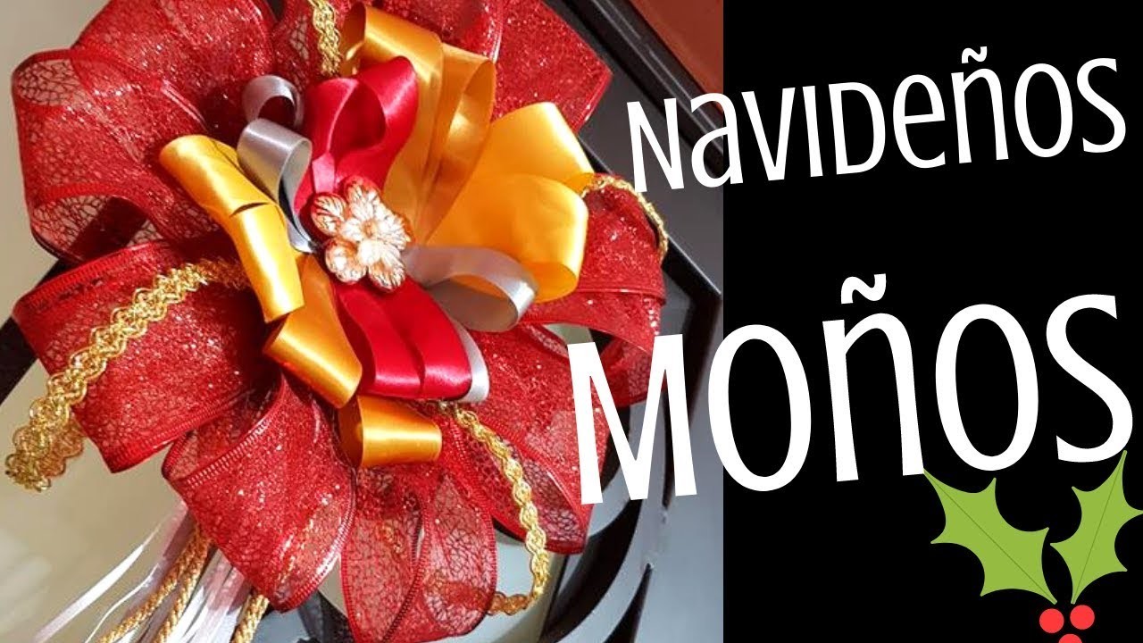 MOÑO NAVIDEÑO DIY