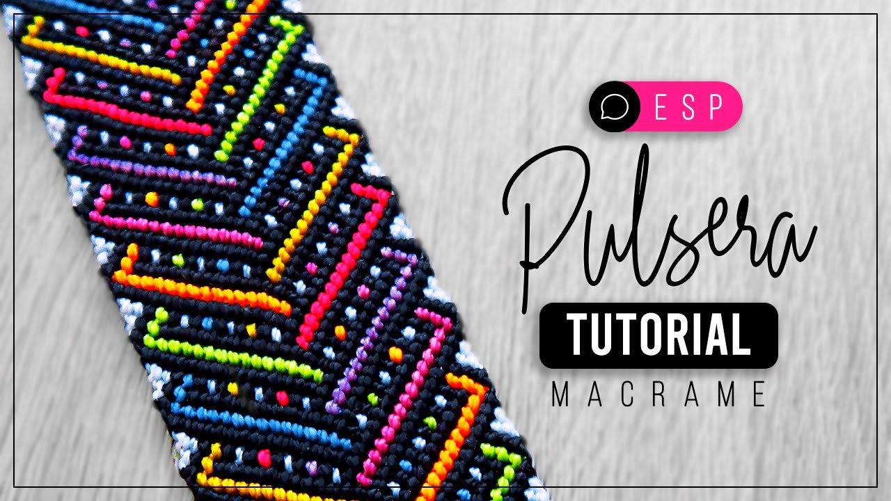 Pulsera Espigas » ???? tutorial | como hacer pulsera de hilo | diy ● Macrame #188