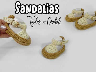 Sandalias para niña TEJIDAS A CROCHET Modelo Danna