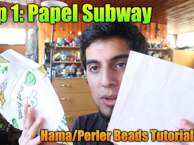 ¿Se puede planchar Hama.Perler Beads con CUALQUIER papel? - CAP #1: PAPEL SUBWAY -