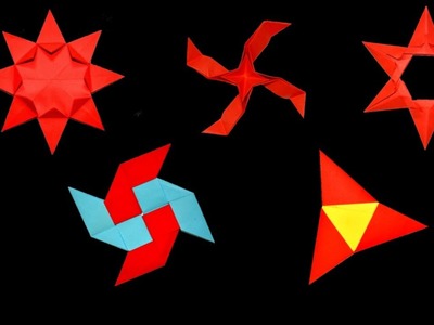 Top 05 Easy Origami Ninja Star ⭐ como hacer estrella ninja de papel ⭐