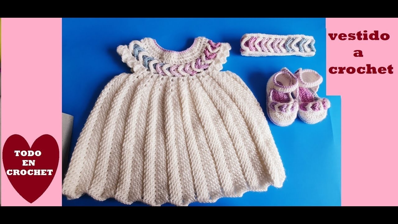 Vestido a crochet de DISEÑO EXCLUSIVO - Todo en Crochet