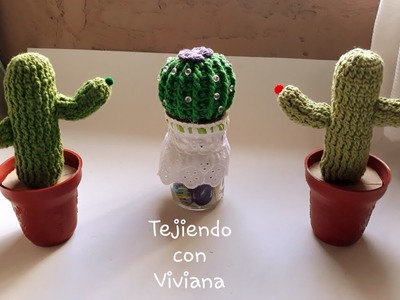 Cactus Tejido a Gancho Crochet ???? #2
