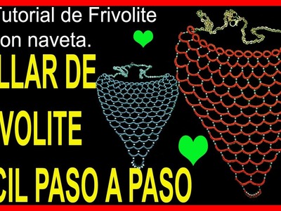 COLLAR DE FRIVOLITE FÁCIL PASO A PASO