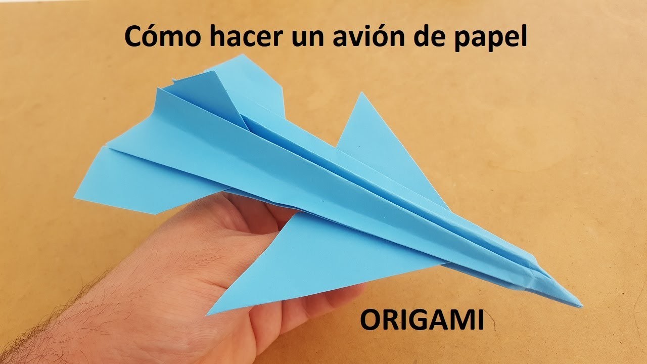 ▷ Cómo hacer un AVIÓN ✈ de papel PASO A PASO ✅ | Origami