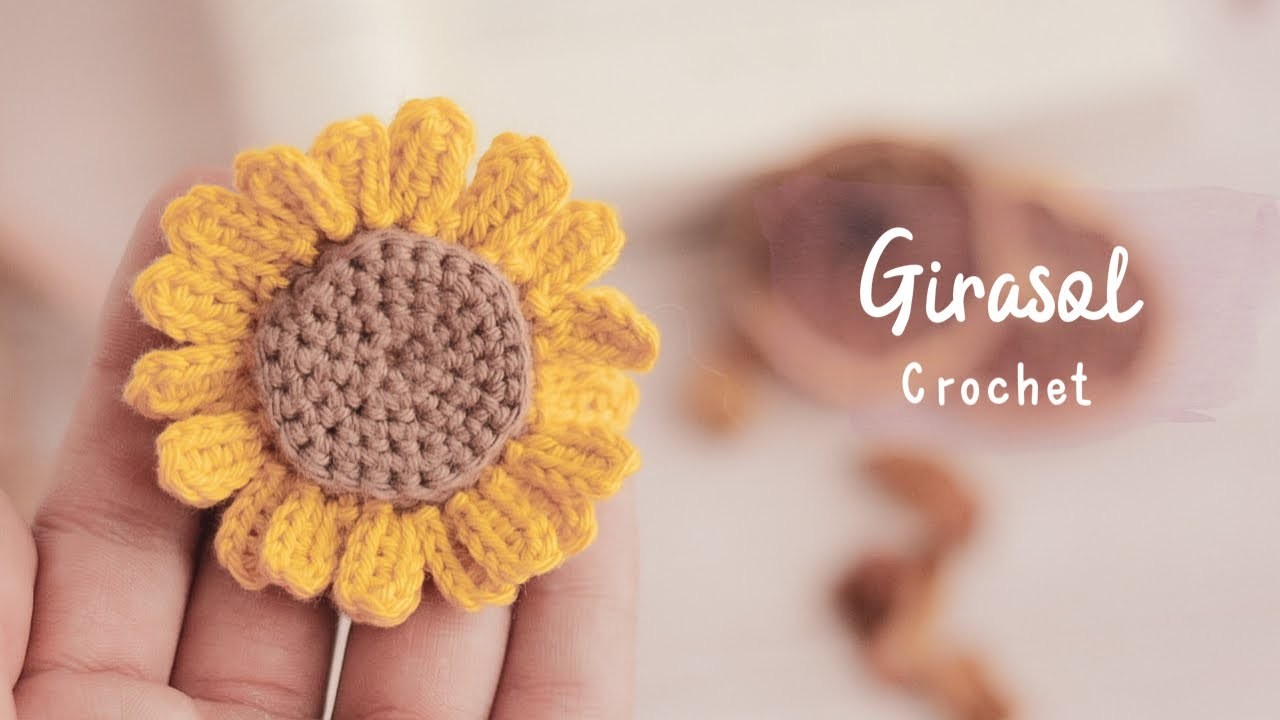 Girasol en ganchillo | MUY FÁCIL