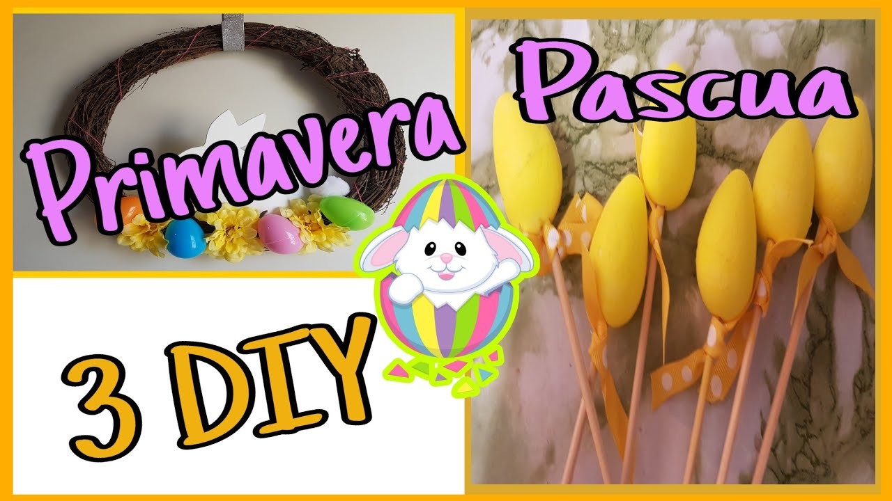 Manualidades  para primavera|Pascua|Manualidades Sencillas|DIY para Pascua #prichos #pascua #DIY