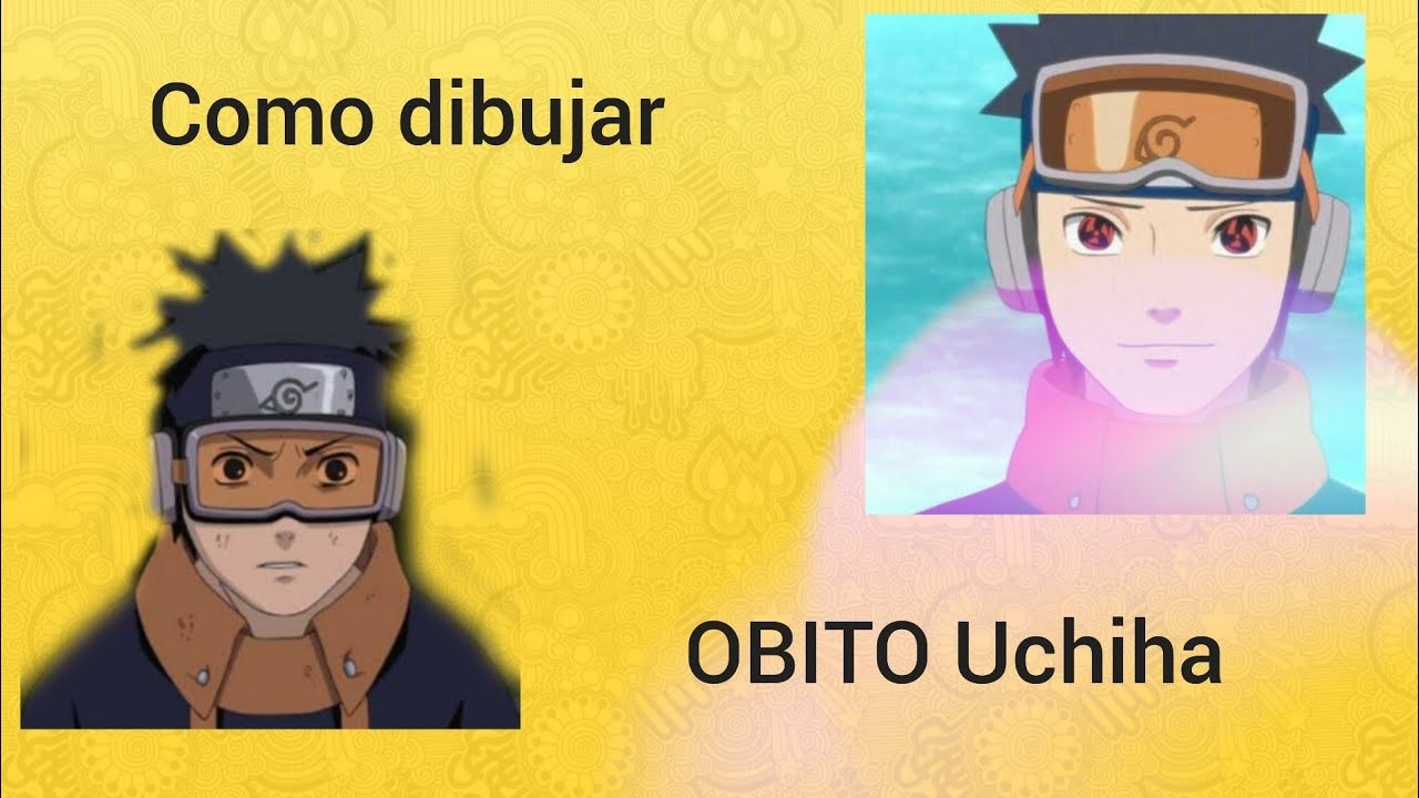 Como Dibujar a OBITO | pintado | fácil y sencillo | DIBUJOS NARUTO SHIPPUDEN |