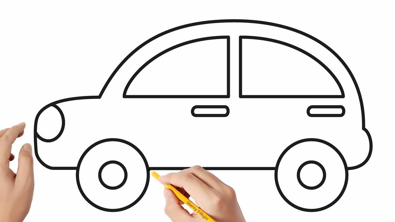 Cómo dibujar un carro | Dibujos sencillos