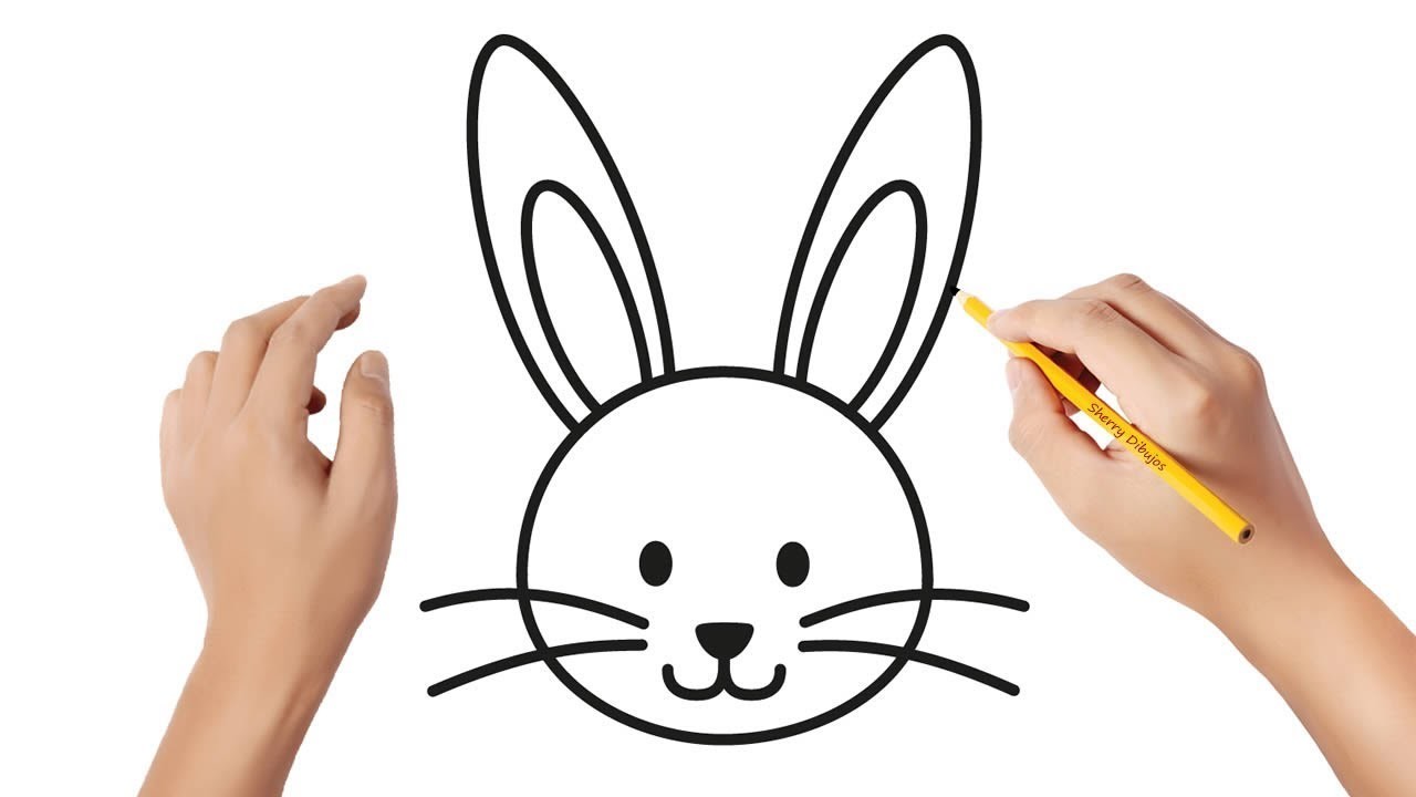 Cómo dibujar un conejo ???? | Dibujos sencillos