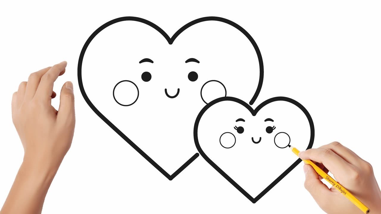 Cómo dibujar un corazón | Dibujos sencillos