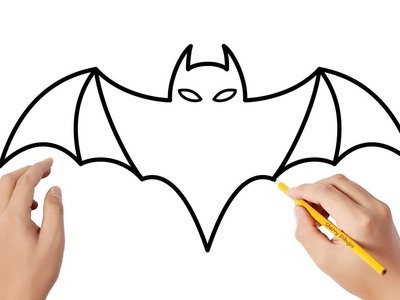 Cómo dibujar un murciélago | Dibujos sencillos