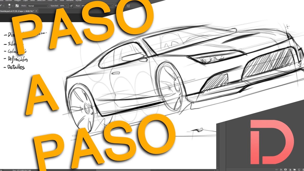 Cómo dibujar y diseñar coches | Usando bases