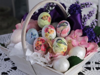 DIY Como Decorar Huevos De Pascua- Como Decorar Ovos de Páscoa-Easter Eggs Decorations