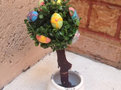 DIY mini TOPIARIO de #Pascua con cosas de #Prichos y #Waldos