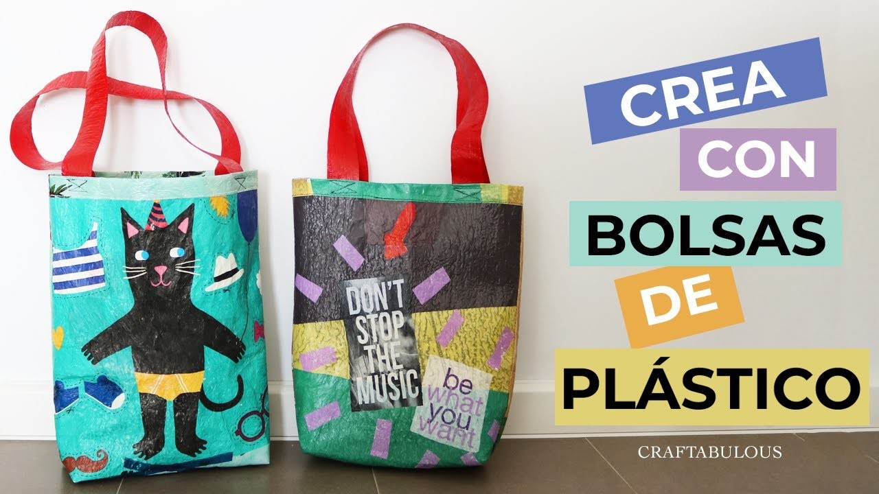 ???? :: ECOVÍDEO :: Fabrica bolsas de plástico reciclando y reutilizando las bolsas que tienes en casa