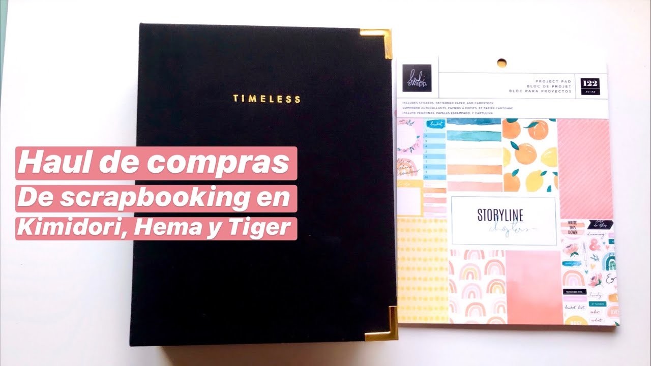 Haul de compras de scrapbooking y fiesta en kimidori, Hema y Tiger