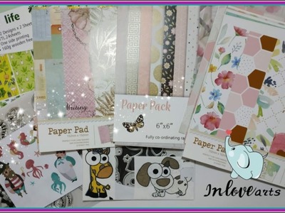 Mega Haul de material para Scrapbook  ❤️ InLoveArtShop ft. Dulce Manzana