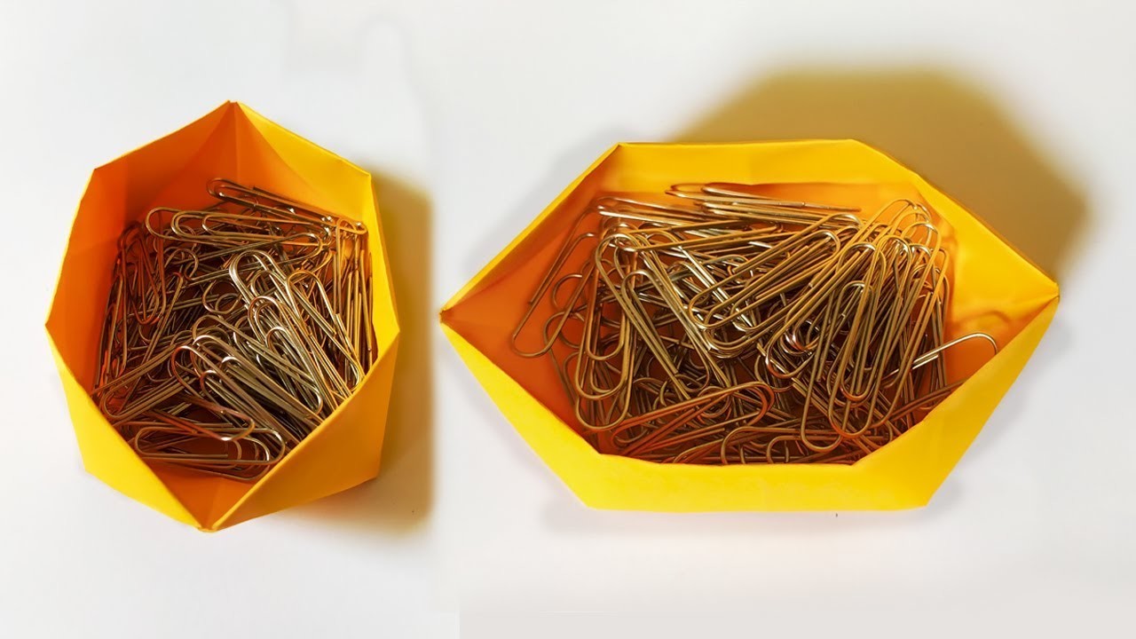 ORIGAMI ÚTIL  - PAPIROFLEXIA COSAS UTILES Y FÁCIL