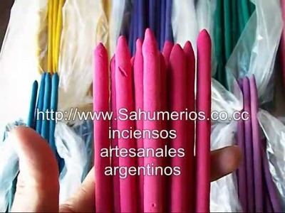 Fabricacion de sahumerios