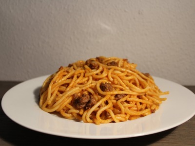 Cómo hacer espaguetis con carne picada