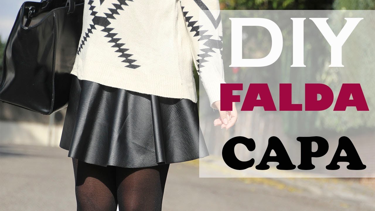 DIY Costura: Como hacer falda de capa (patrón gratis)