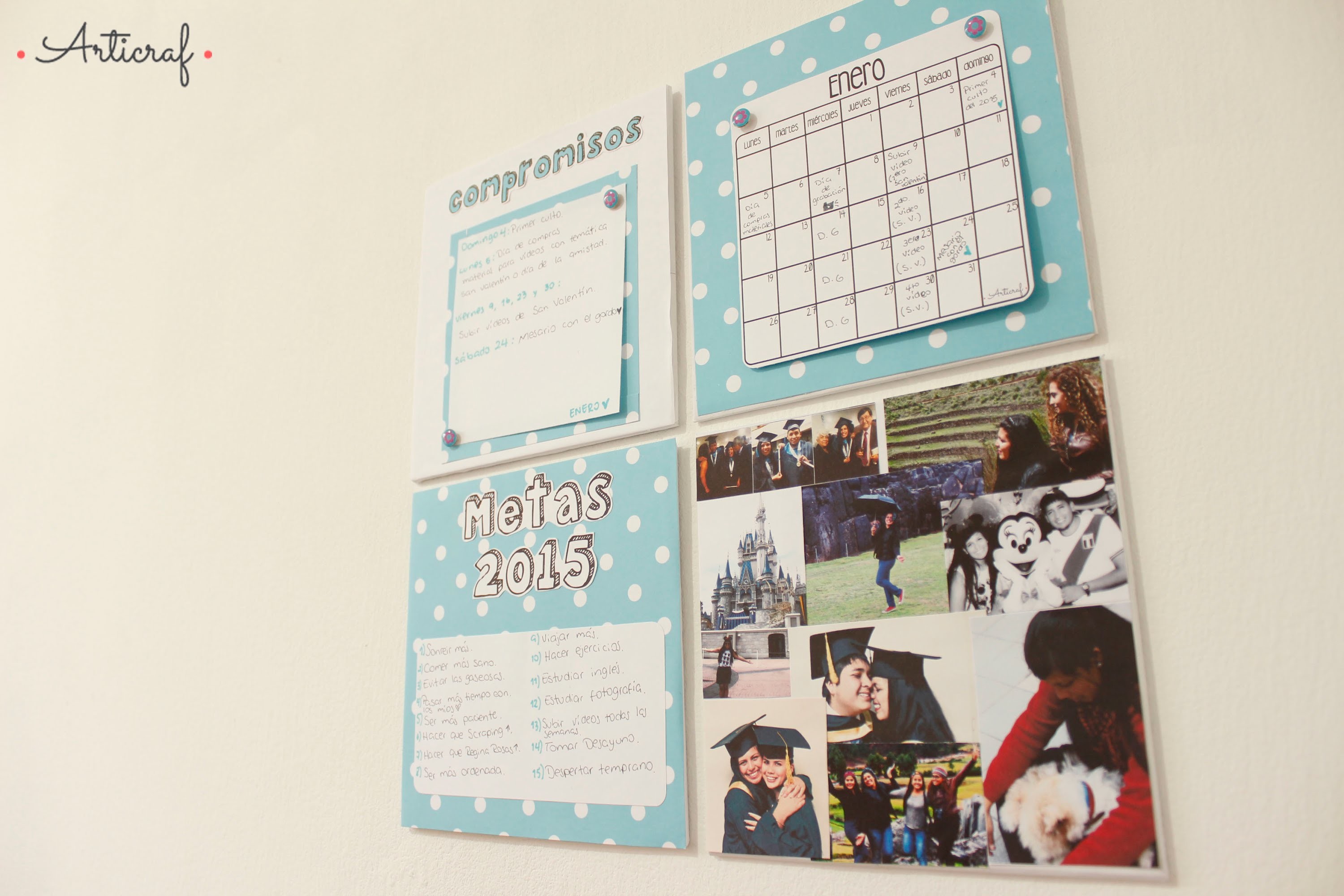 DIY | Organizador Calendario 2015