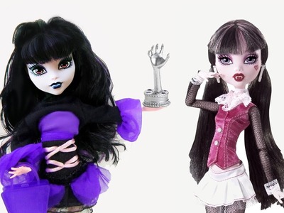 Manualidades para muñecas: Transformación con maquillaje de Draculara a Elissabat