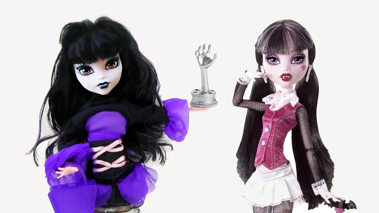 Manualidades para muñecas: Transformación con maquillaje de Draculara a Elissabat