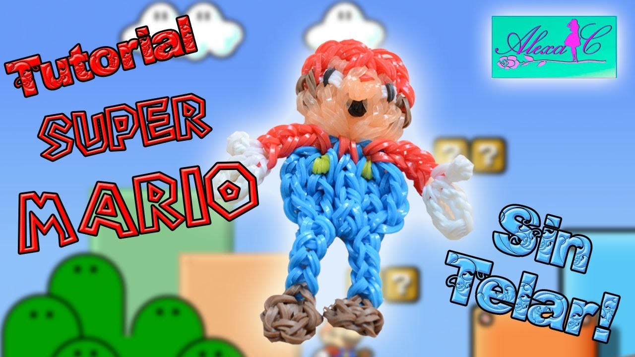 ♥ Tutorial: Super Mario de gomitas (sin telar) ♥