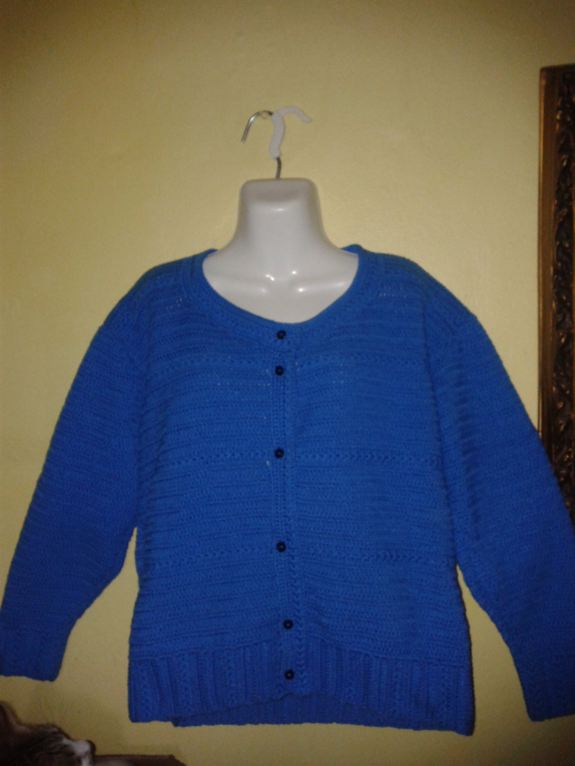 Cómo tejer un suéter para dama a gancho o crochet, 1a. Parte