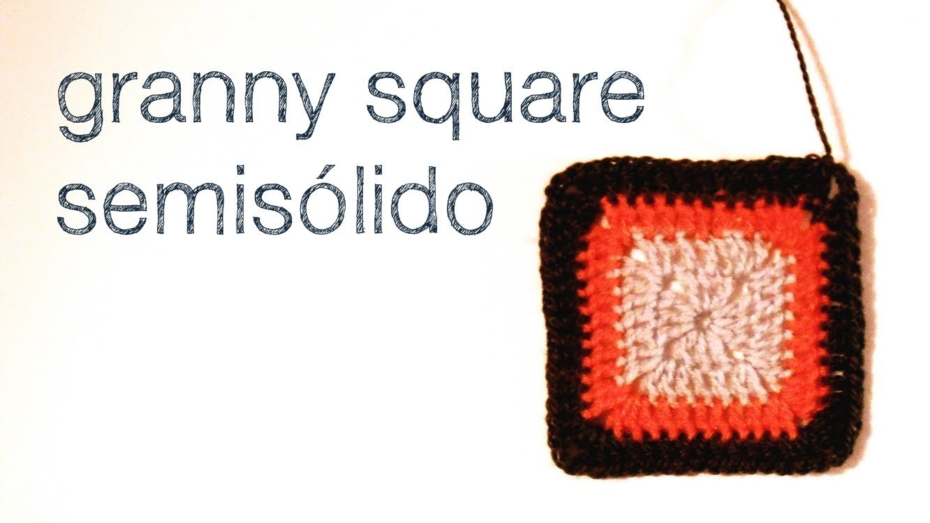 Granny square semisólido