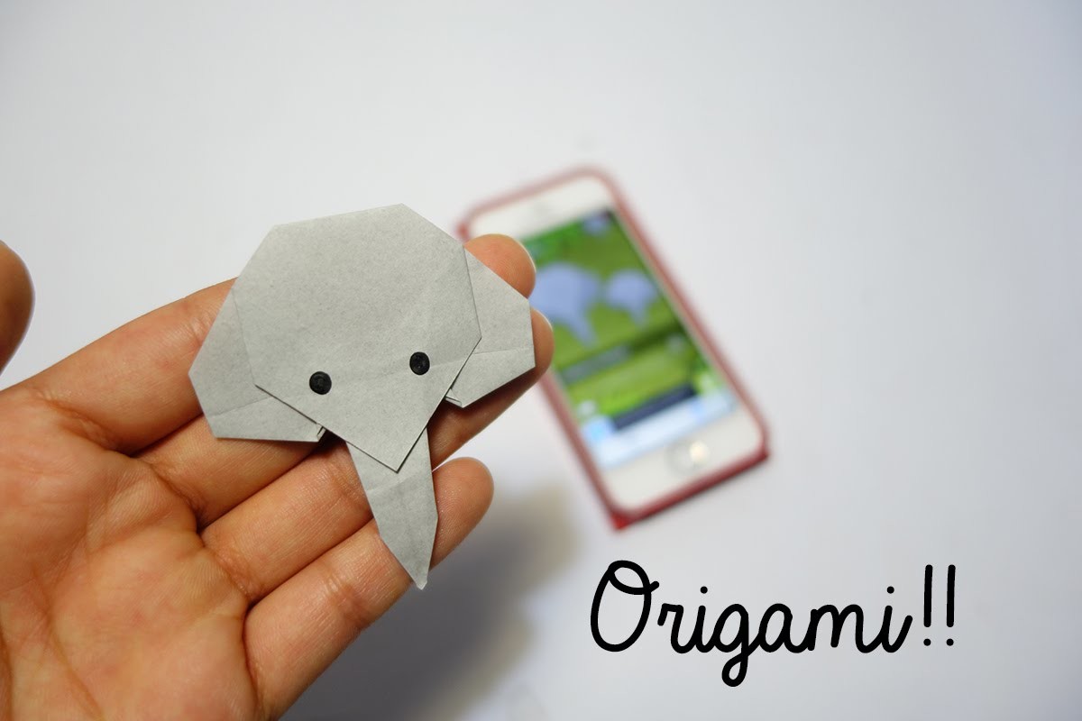 Origami elefante Elephant  - app animal origami