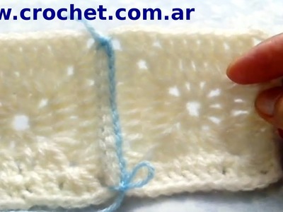 Unión Motivo N° 1 granny square en tejido crochet tutorial paso a paso.