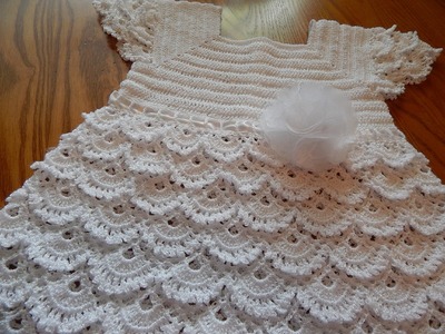 Vestido Blanco Crochet parte 2 de 3