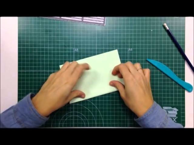 Cómo utilizar la Envelope Punch Board - TUTORIAL Scrapbook