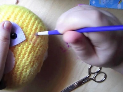 Craft tips : How to add blush to your plush. Como ponerle colorete a tus peluches