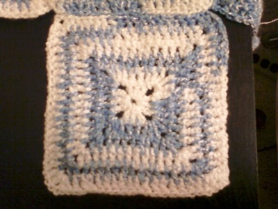 Cuadritos en punto alto -Tutorial de tejido crochet
