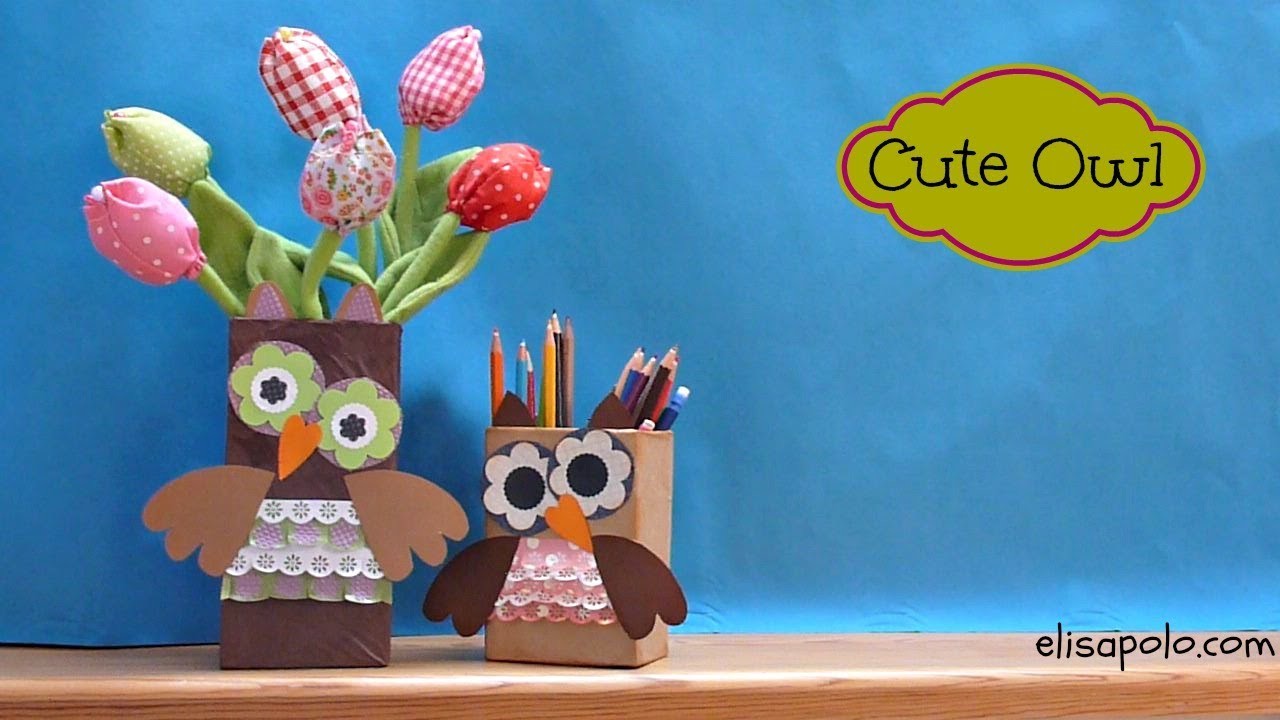 Ideas de Regalo para el Día de la Madre y el Día del Padre, Cute Owl Crafts,